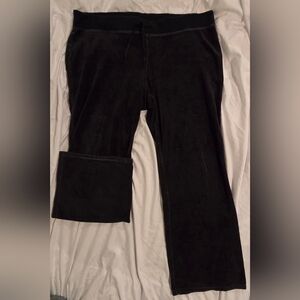 Old Navy Black Velour Lounge Pants